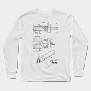 Apparatus for Applying a Getter Material Vintage Patent Drawing Long Sleeve T-Shirt
